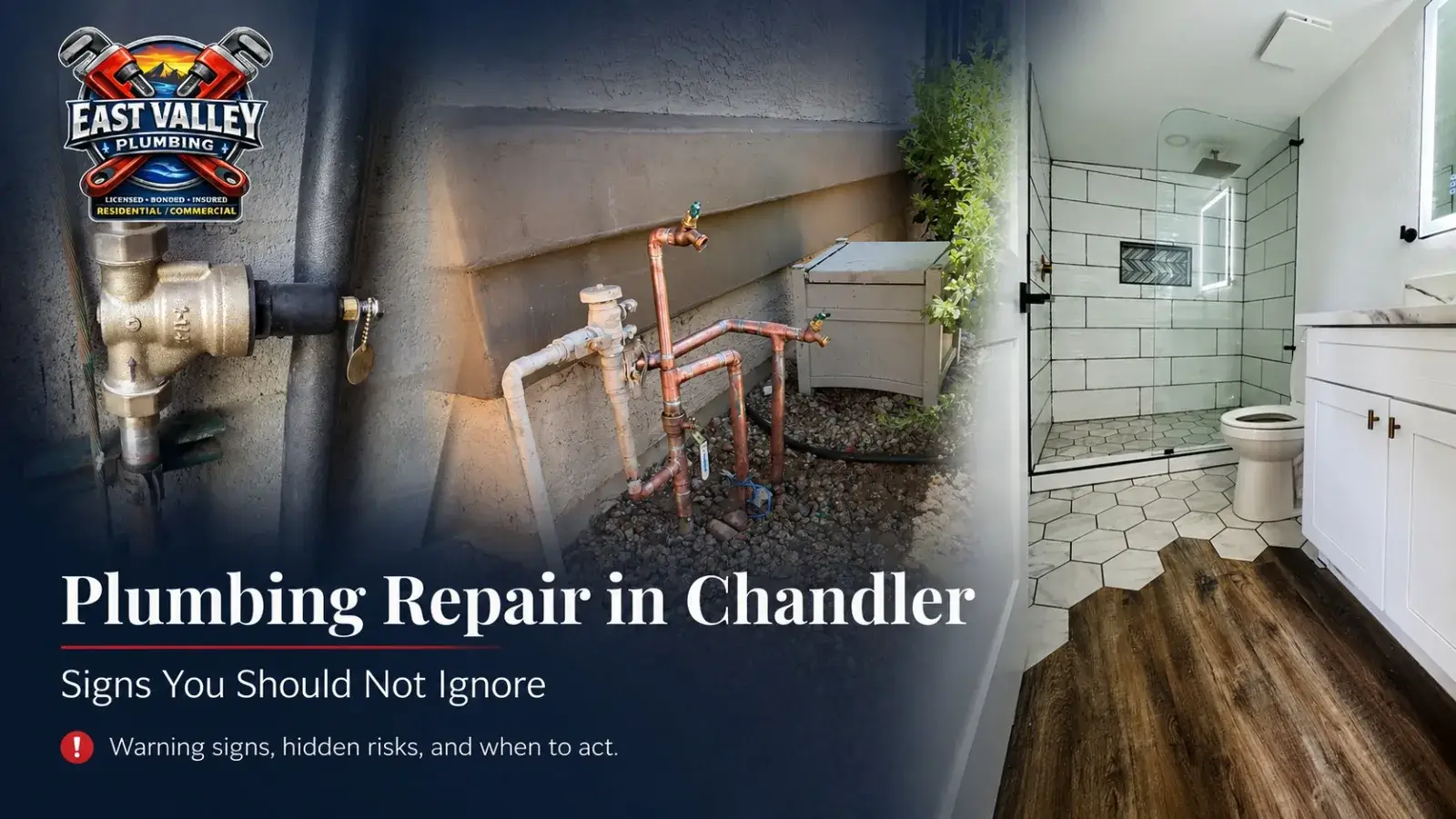 Plumbing Repair in Chandler: signs you should not ignore